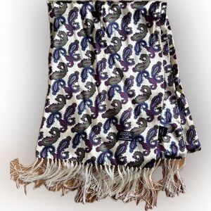Silk Paisley Tootal Scarf